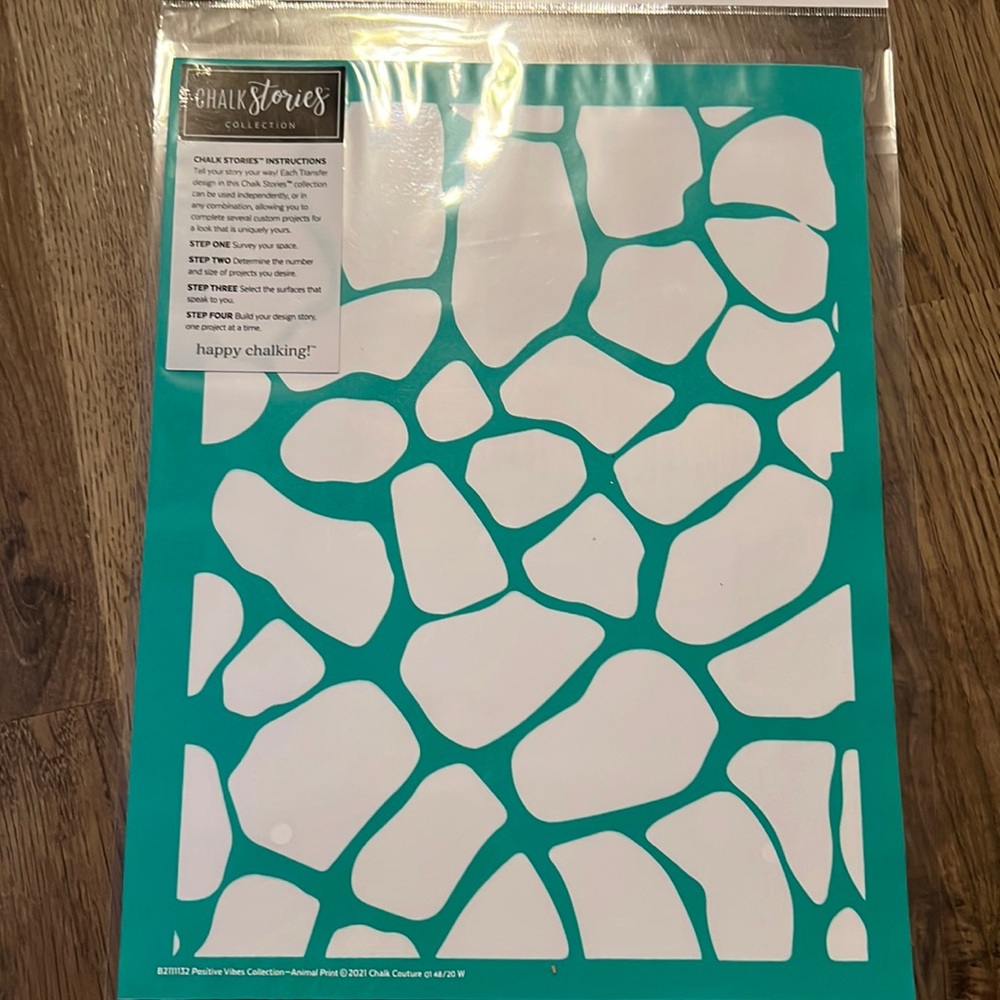 Positive Vibes Collection - Animal Print Chalk Couture Transfer Size B